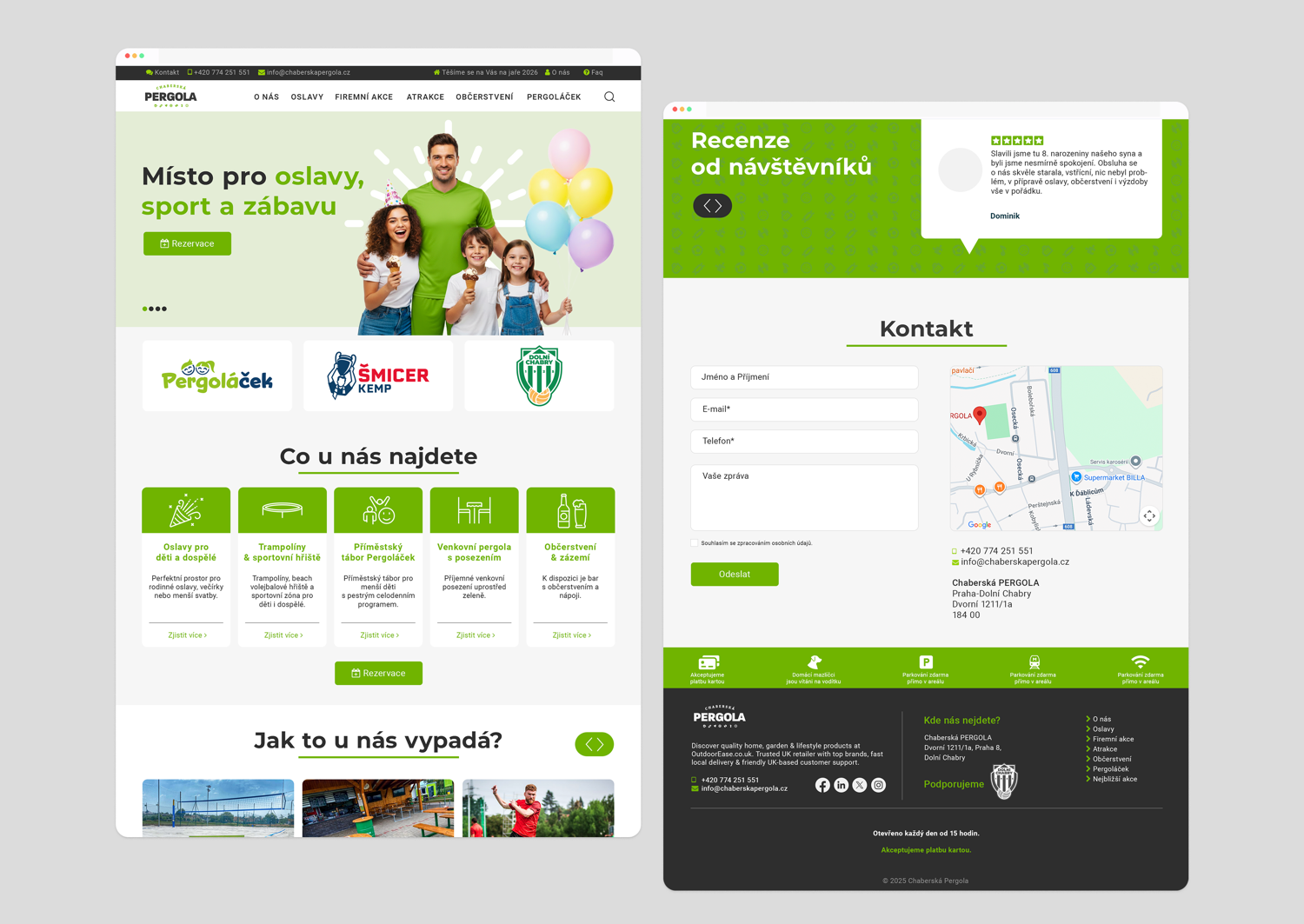 Chaberská Pergola web